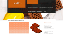 Desktop Screenshot of ladrillos.es
